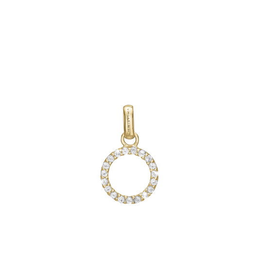 Topaz Circle Earring Pendant - CHRISTINA