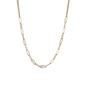 Joined together Necklace - Gold Plated Sterling Silver