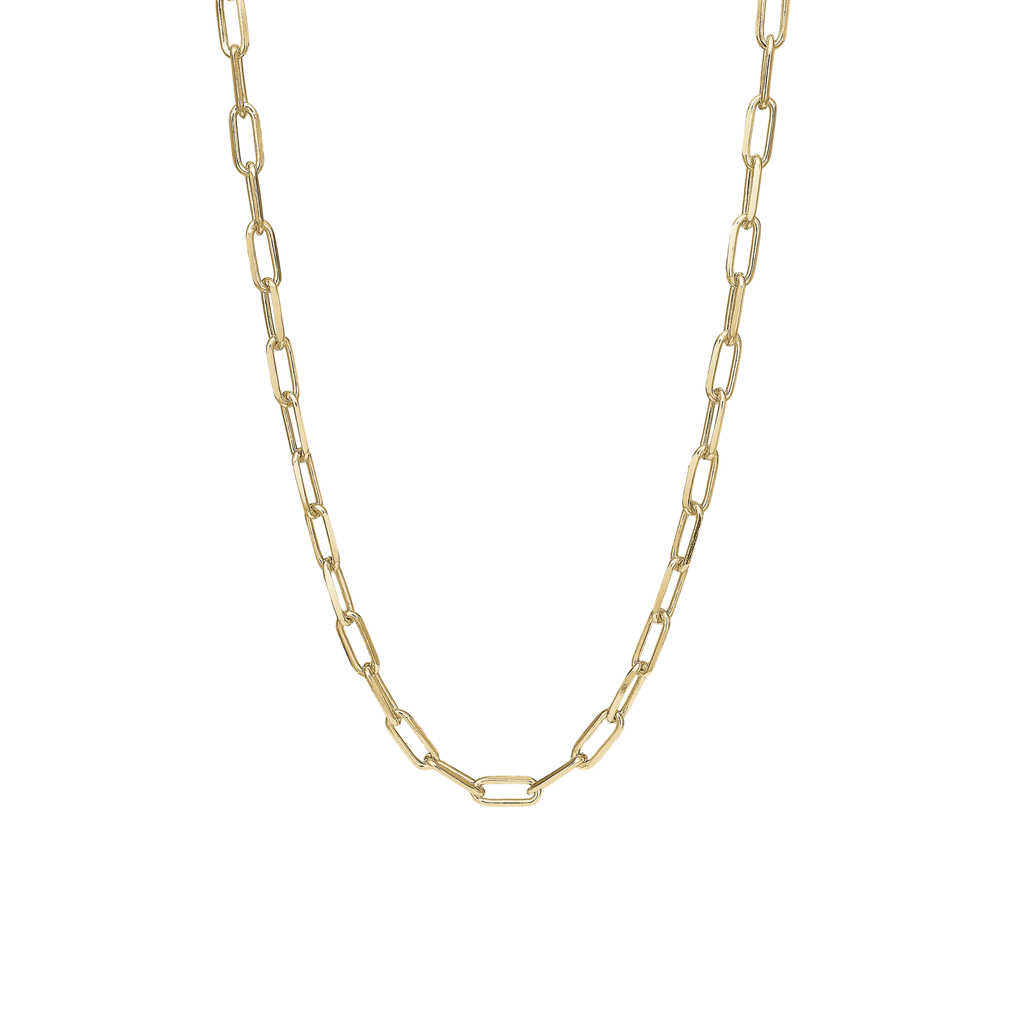 Links Necklace - Gold Plated Sterling Silver