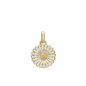 Marguerite Ø15mm Earring Pendant - Gold Plated Sterling Silver