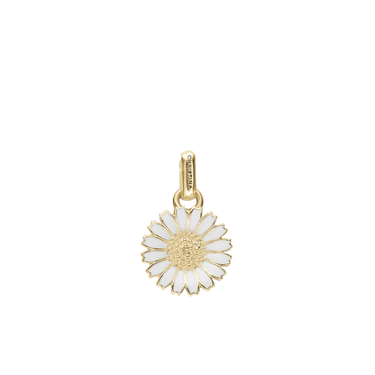 Marguerite Ø 12mm Earring Pendant - Gold Plated Sterling Silver