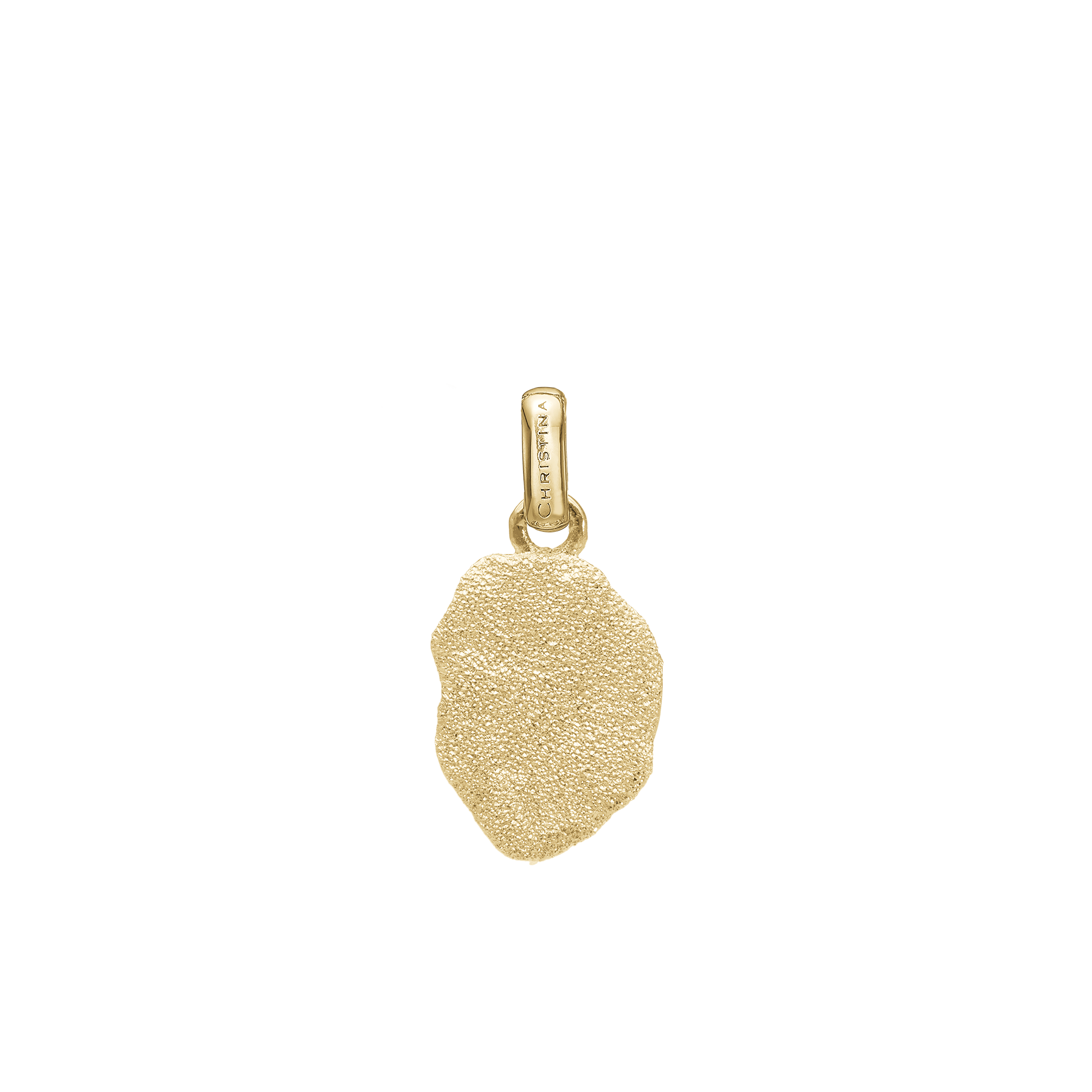 Sparkling Life Earring Pendant - Glitrende Gold Plated Sterling Silver