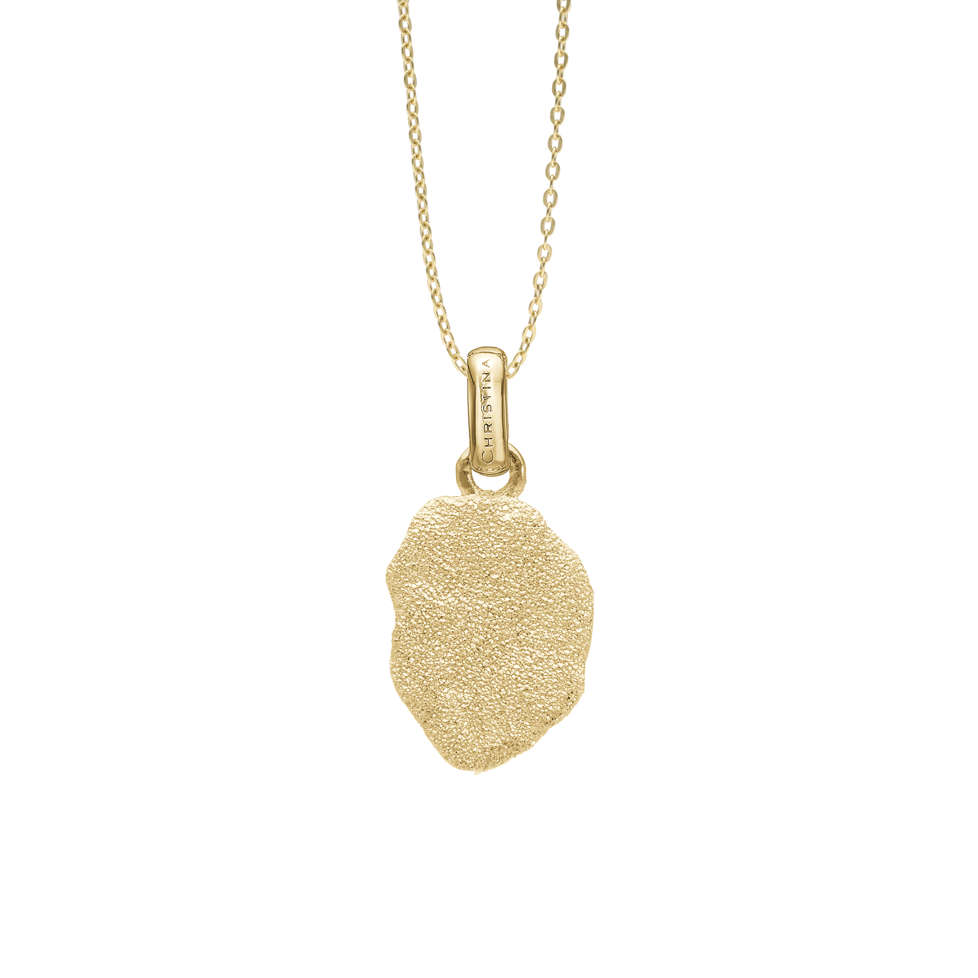 Sparkling Life Earring Pendant - Glitrende Gold Plated Sterling Silver