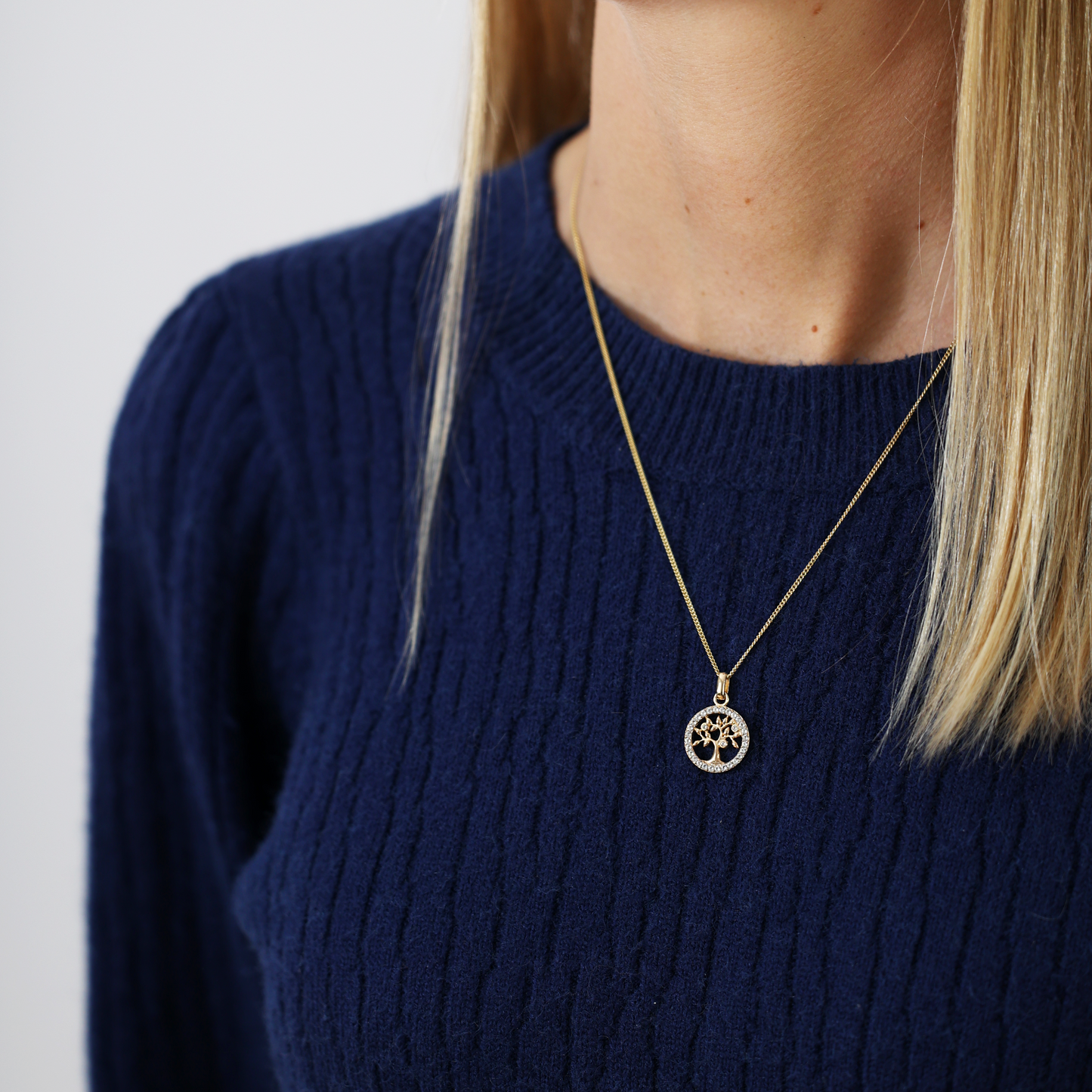 Topaz Tree of Life Earring Pendant - CHRISTINA