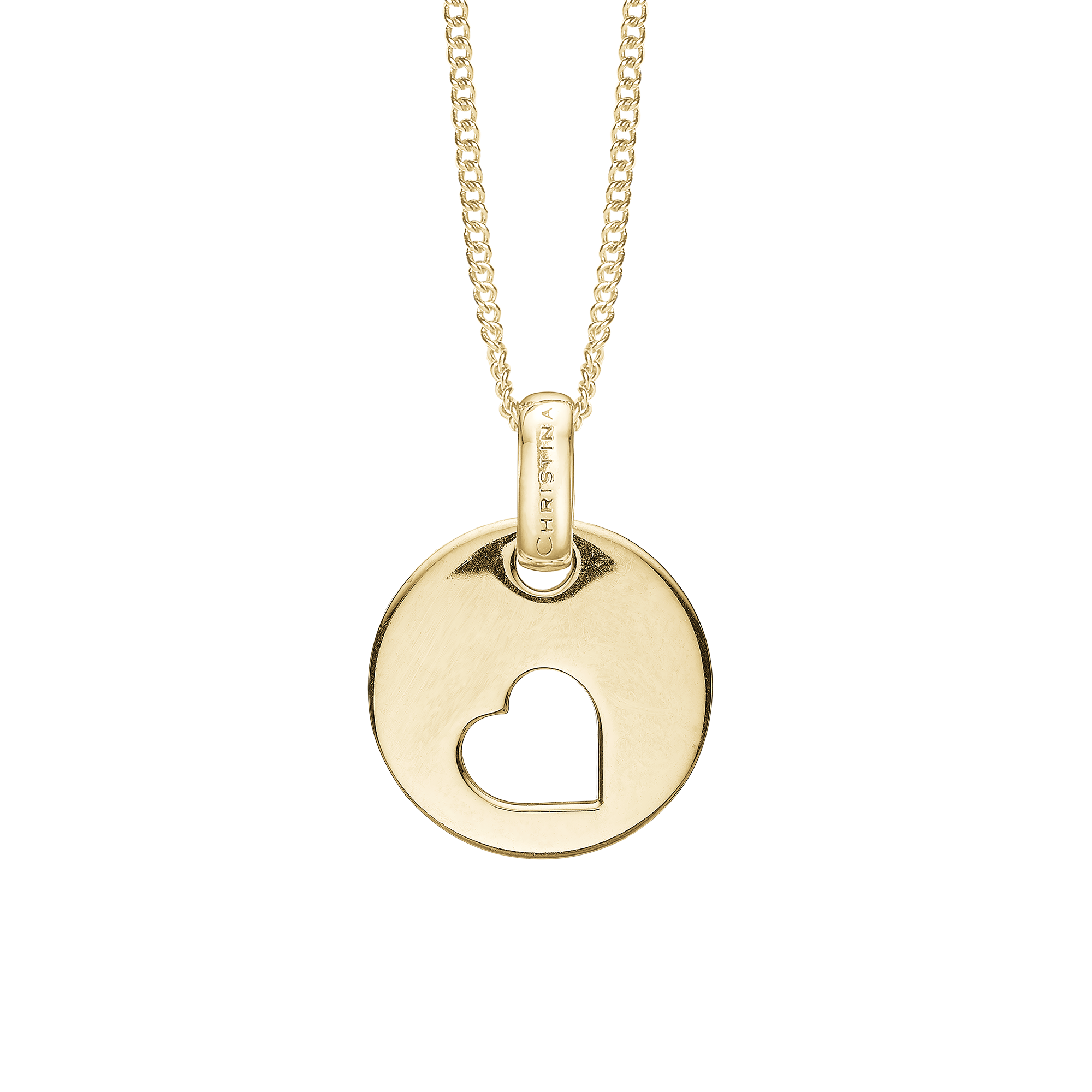 Big Heart Earring Pendant - CHRISTINA