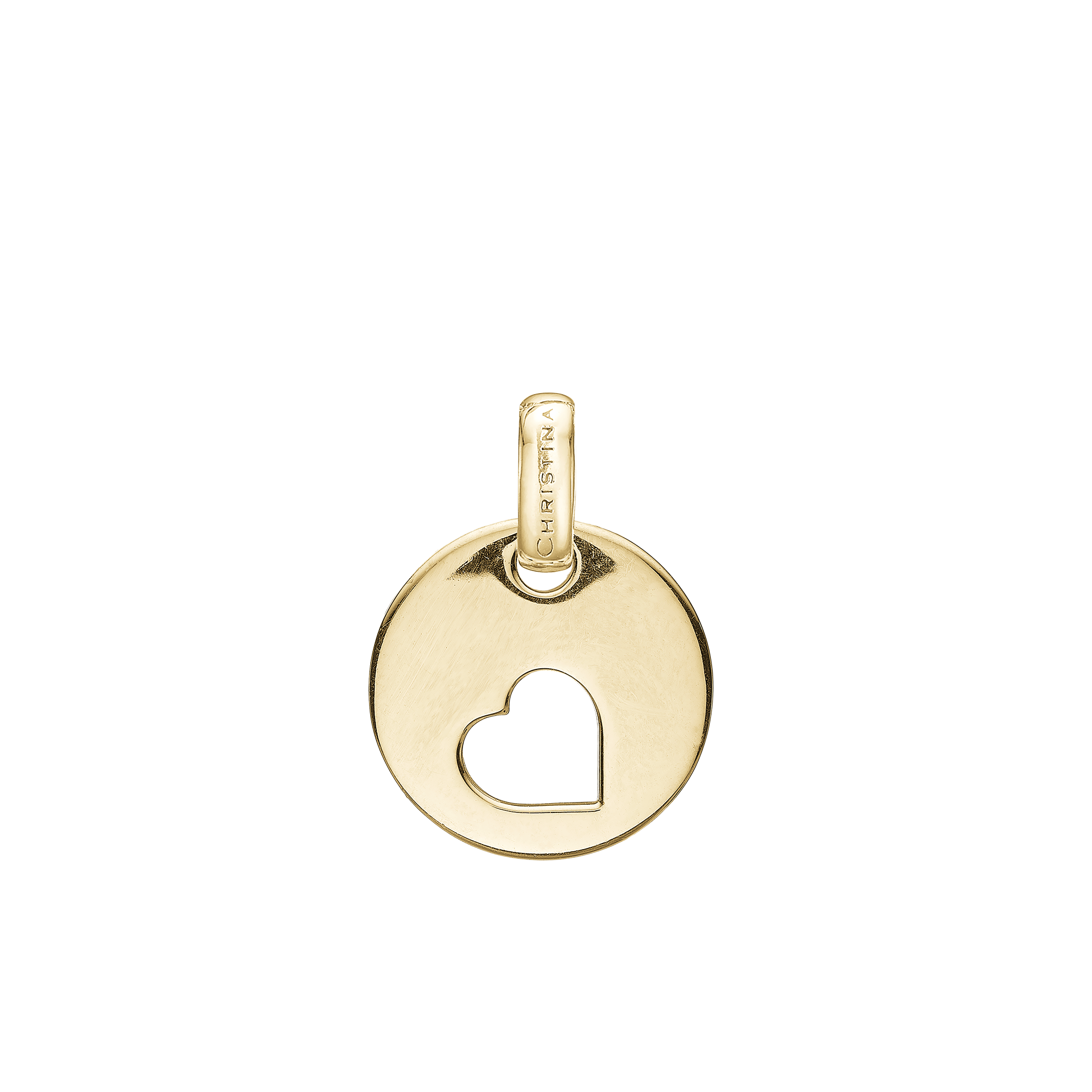 Big Heart Earring Pendant - CHRISTINA