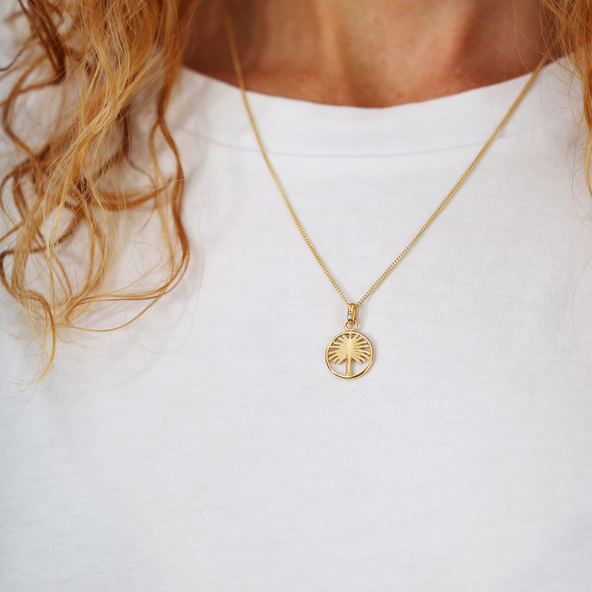 Palm Tree Earring Pendant - CHRISTINA