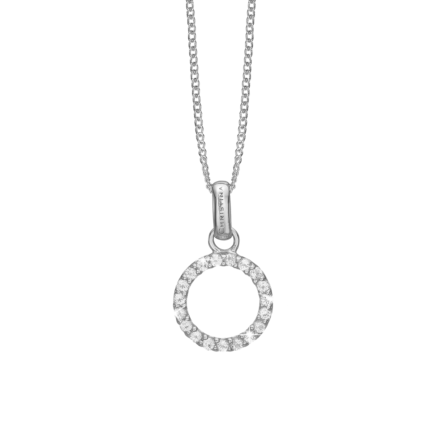 Topaz Circle Earring Pendant - CHRISTINA