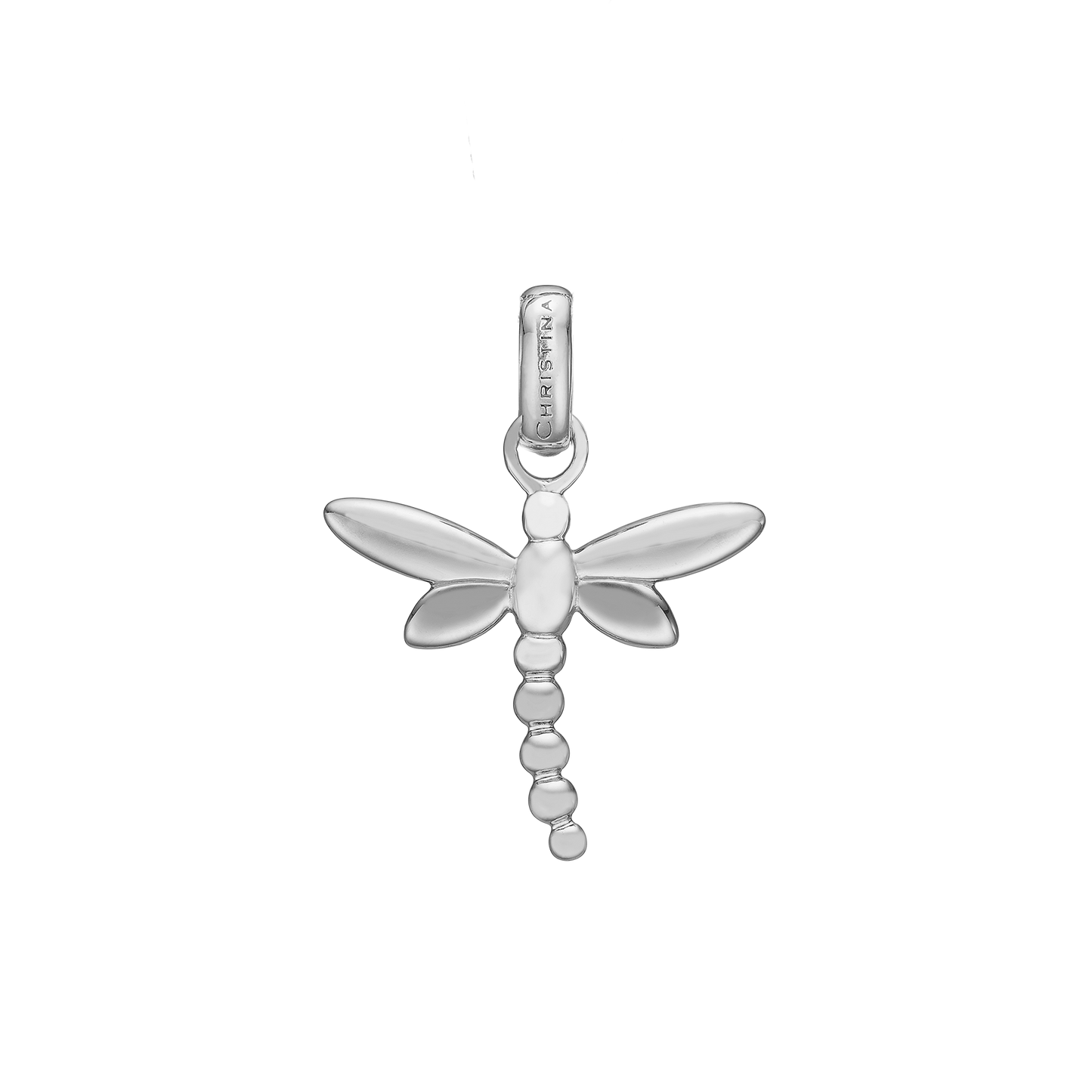 Dragonfly Earring Pendant - Sterling Silver
