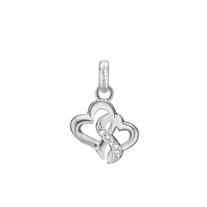 Beloved Earring Pendant - Sterling Silver with 5 white Cubic Zirkonia