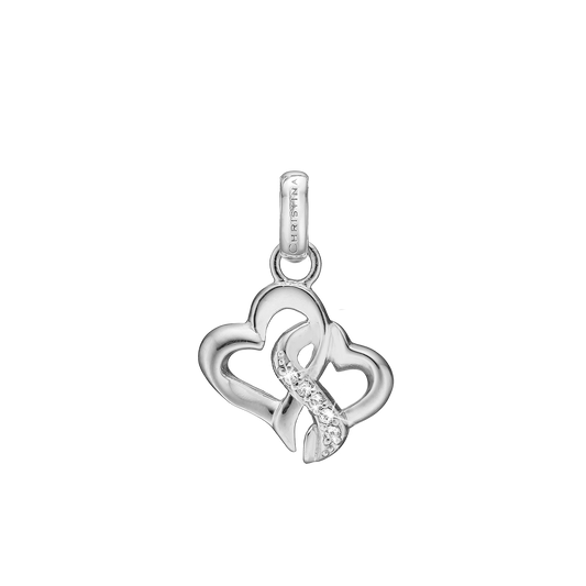 Beloved Earring Pendant - Sterling Silver with 5 white Cubic Zirkonia