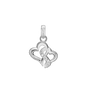 Beloved Earring Pendant - Sterling Silver with 5 white Cubic Zirkonia