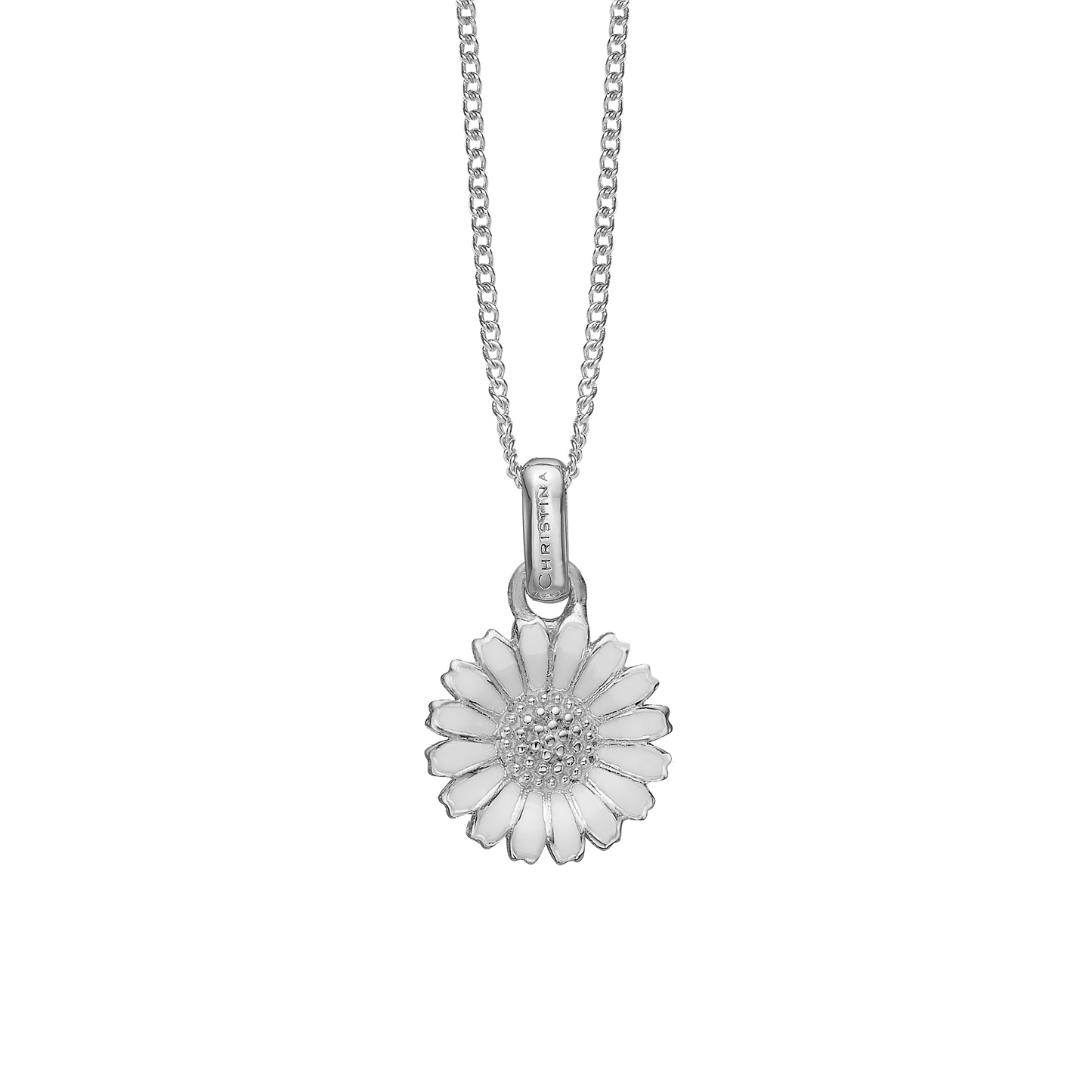 Marguerite Ø 8mm Earring Pendant - Sterling Silver