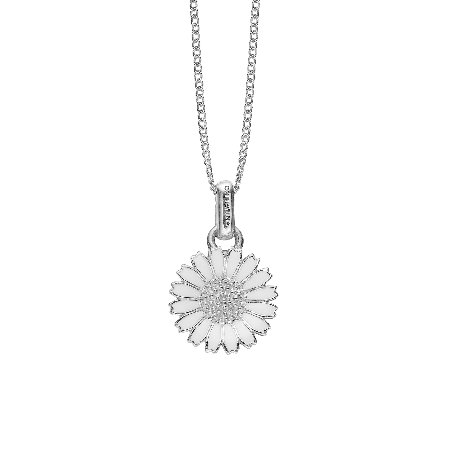 Marguerite Ø 12mm Earring Pendant - Sterling Silver