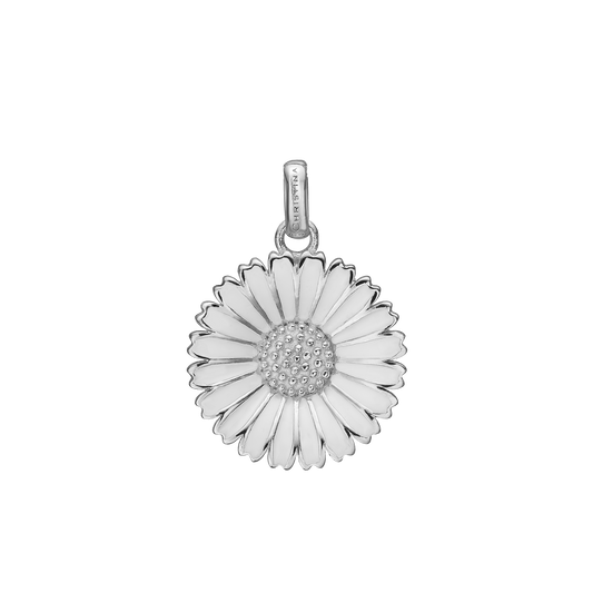 Marguerite Ø 20mm Earring Pendant - Sterling Silver