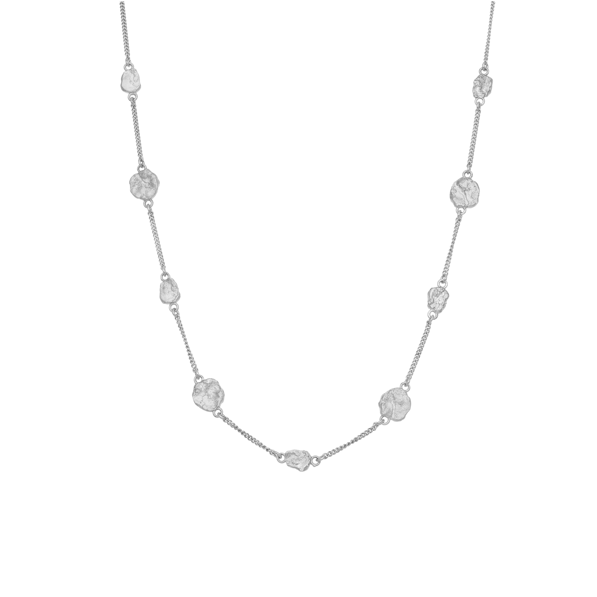Antique Necklace - Matte Sterling Silver