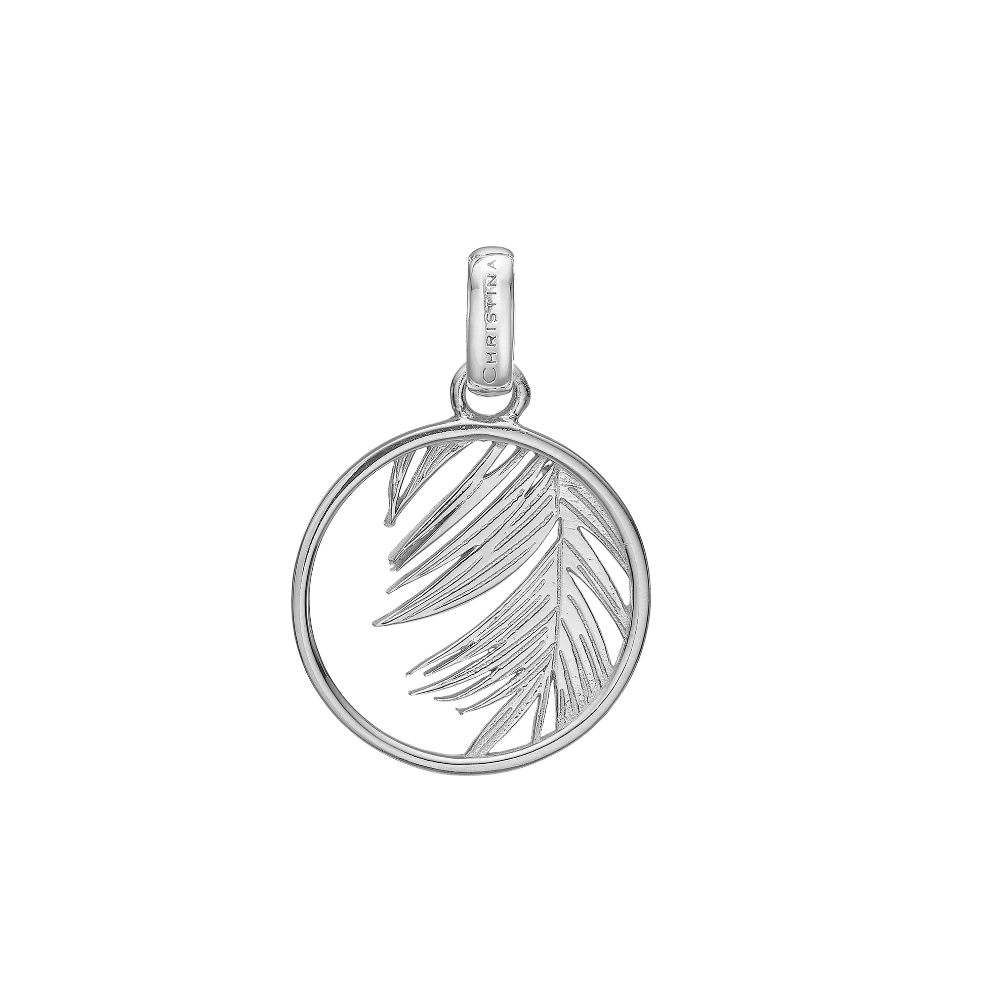 Palm Leaf Earring Pendant - CHRISTINA