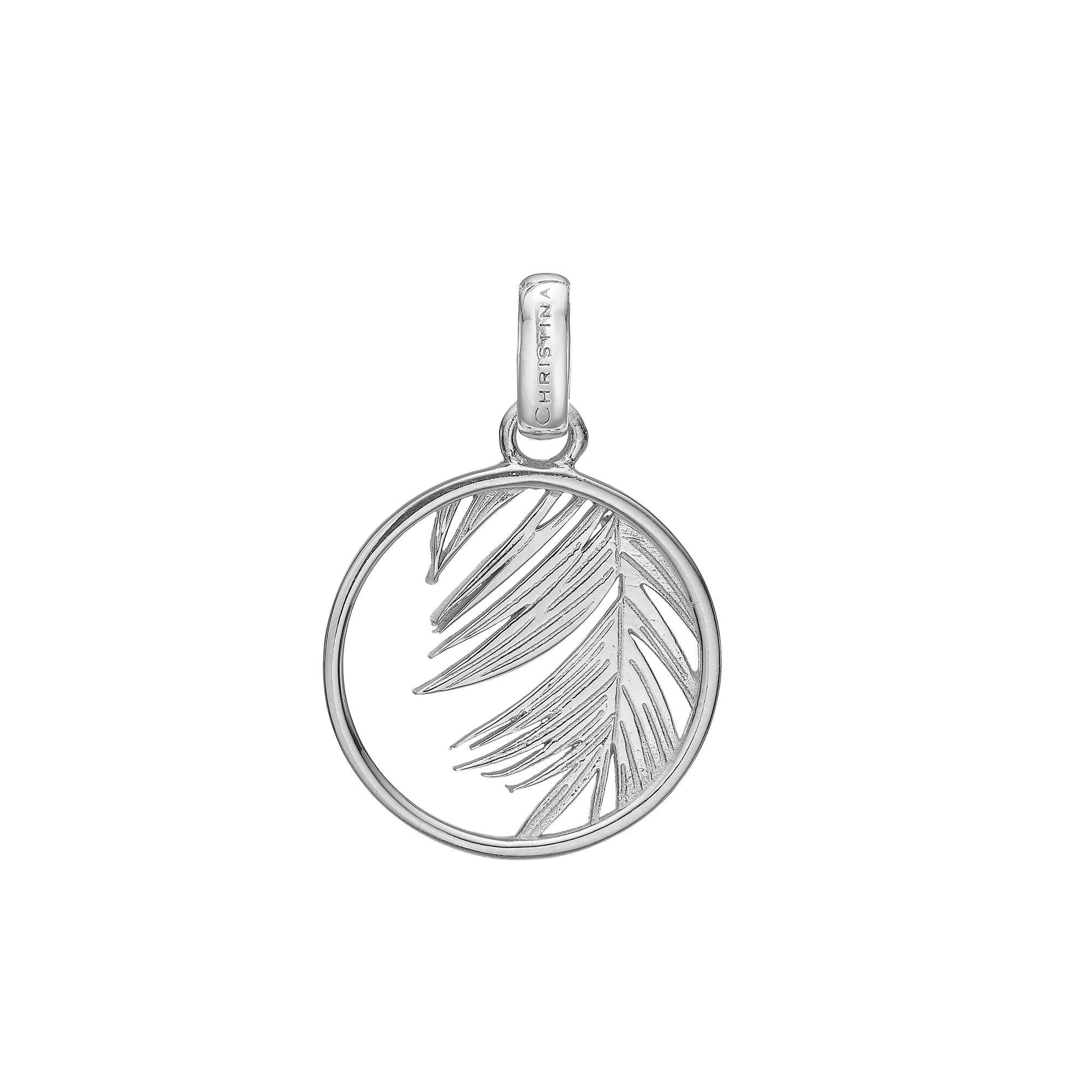 Palm Leaf Earring Pendant - CHRISTINA