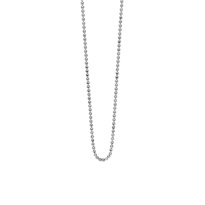 Facet Necklace 40-55 cm - Sterling Silver