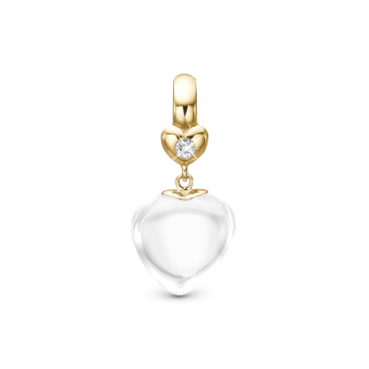 White Dream Guldcharms - CHRISTINA