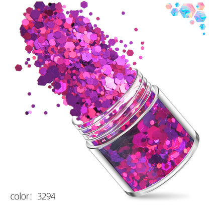 Laser Pentagram Nail Sequins Jewelry Drill