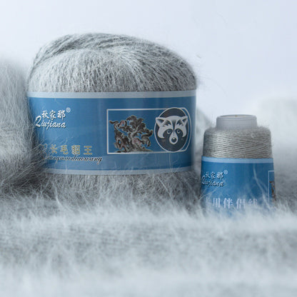 Long-haired mink woolen yarn