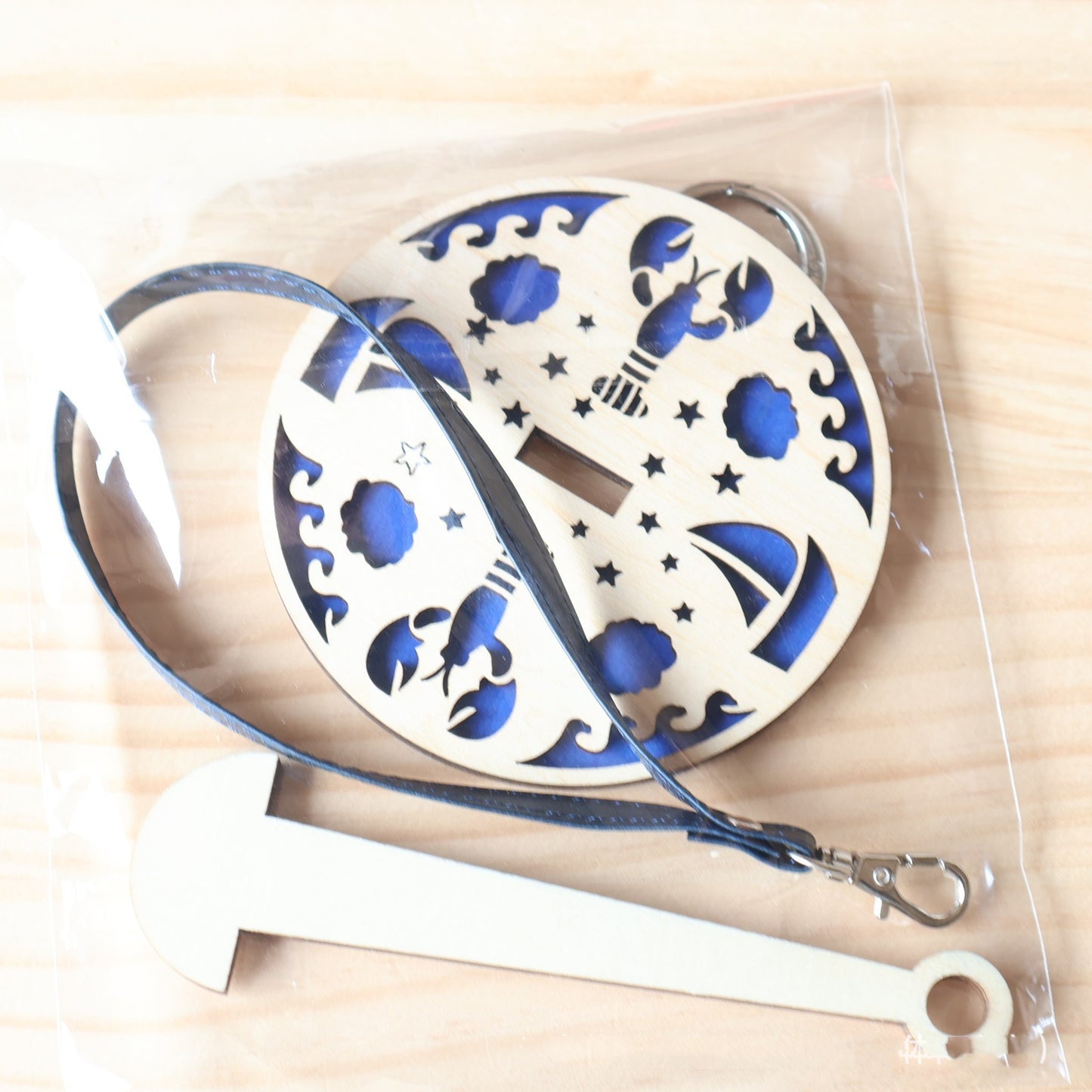 Portable Wrist Yarn Rack Wooden Craftwork