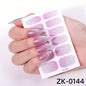 Internet Celebrity Gradient Onion Powder Little Nail Stickers
