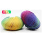 Section Dyed Rainbow Wool Yarn