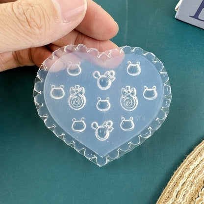 Silicone Non-whitening Flower Cartoon Manicure Mold