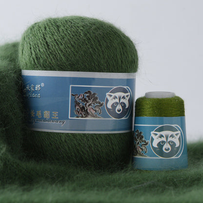 Long-haired mink woolen yarn