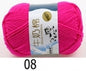 5-Strand Milk Cotton Wool Woven Medium Thickness Doll Slippers Yarn