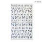 Simulation Thin Butterfly Laser Bronzing Nail Sticker