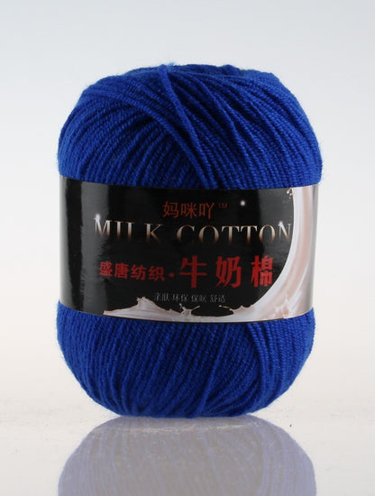 3-Strand Milk Cotton Wool DIY Doll Sweater Scarf Hat Cotton Yarn