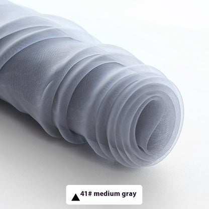 Fine-meshed Organza Fabric Yarn Sheer Yarn Wedding Dress