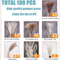 PAMPAS Bohemian Decorative Reed Rabbit Tail Grass Mix And Match Dried Flowers Bouquet