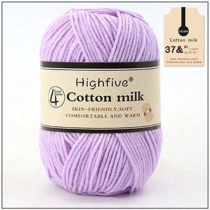 Milk Cotton Wool For Knitting Baby Crochet Yarn Wea