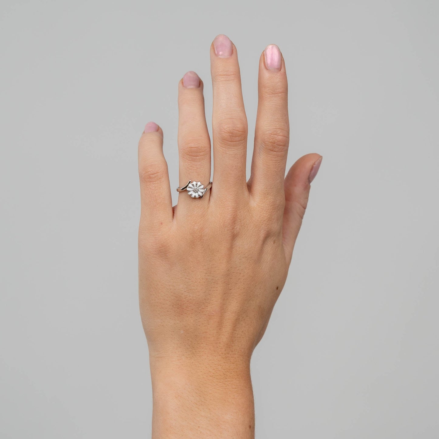 Marguerite Power Ring - Polished Sterling Silver