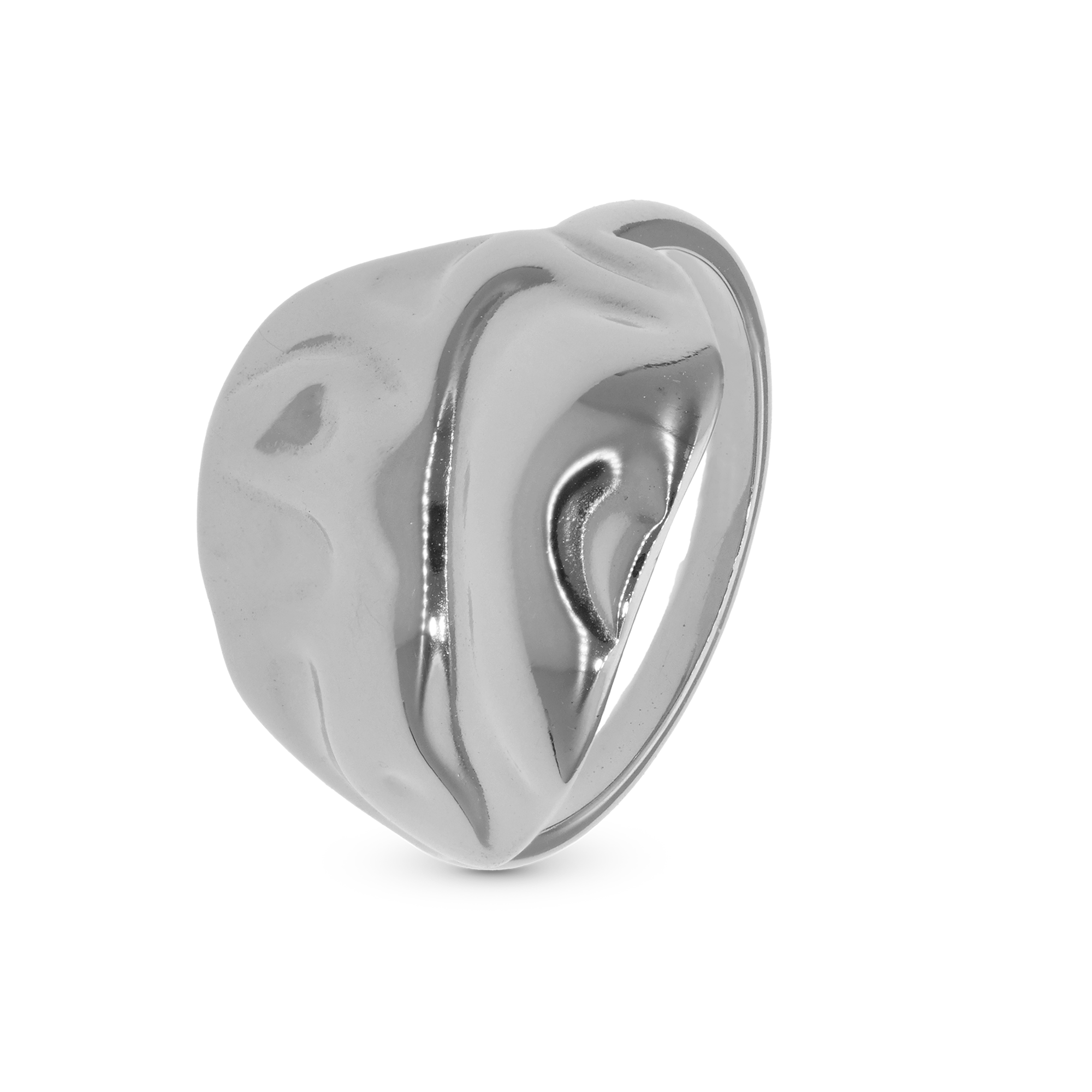 Wavy Ring - Polished Sterling Silver