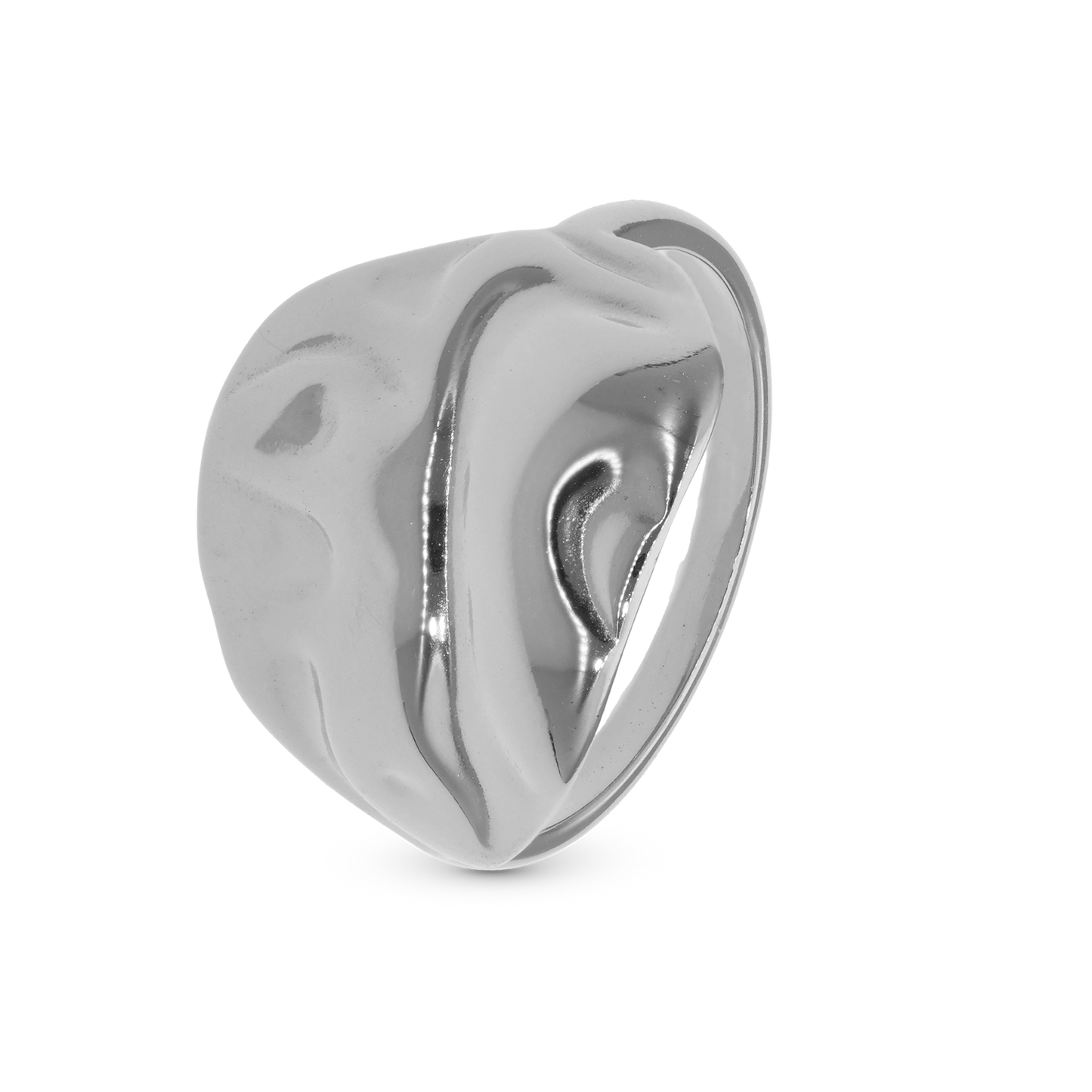 Wavy Ring - Polished Sterling Silver