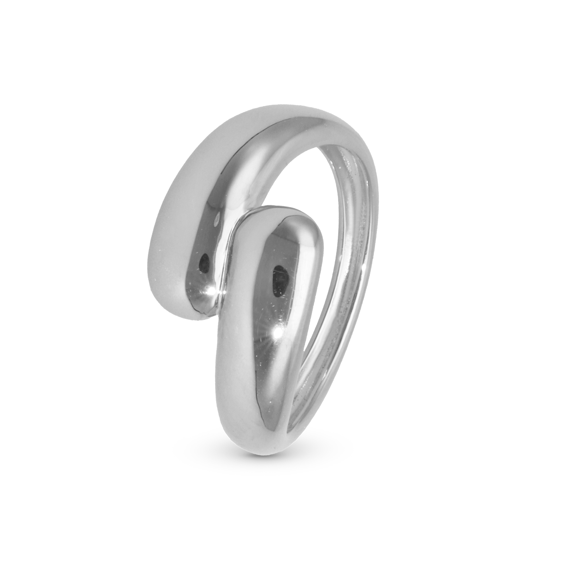 Water drops Ring - Polished Sterling Silver