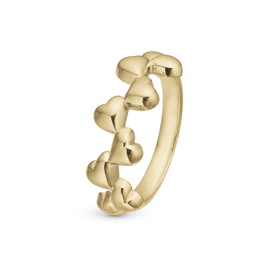 My Love Ring - Polished Gold Plated Sterling Silver