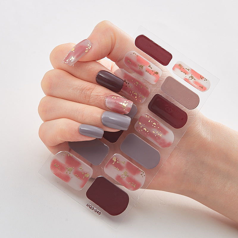 Nagellackfilm mit Lasertechnologie