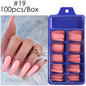 Blue Box Full Paste Wear Long Ballet Nail Plate
