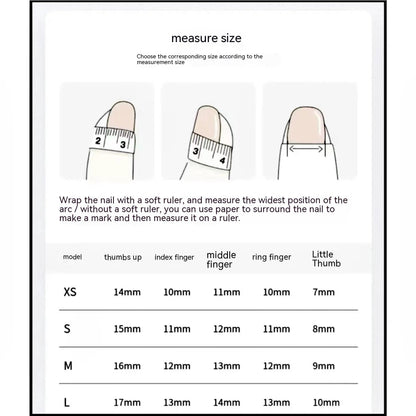 New Stickers Finished Product Fake Nails Long Handmade Manicure