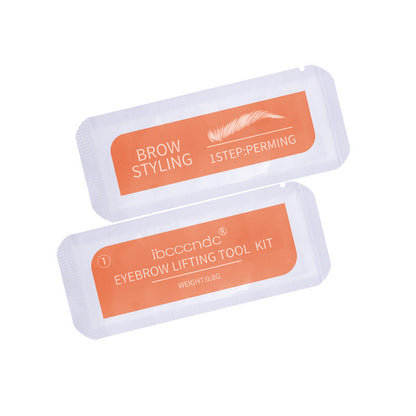Disposable eyebrow shaping agent