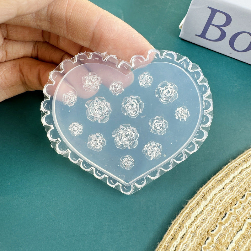 Silicone Non-whitening Flower Cartoon Manicure Mold