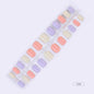 24pcs Solid Color Wear Fake Nail Patches