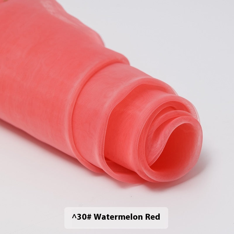 Fine-meshed Organza Fabric Yarn Sheer Yarn Wedding Dress