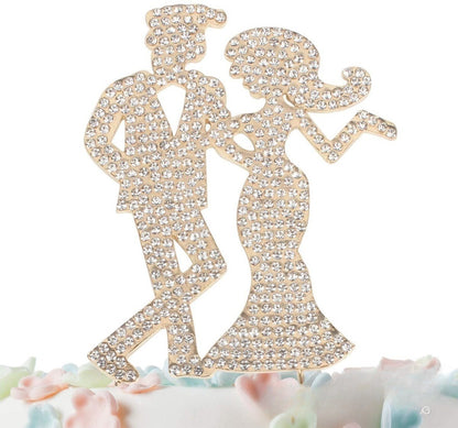 Bride And New Love Wedding Cake Insert